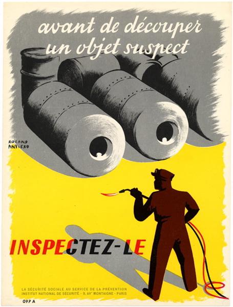avant de découper un objet suspect, INSPECTEZ-LE