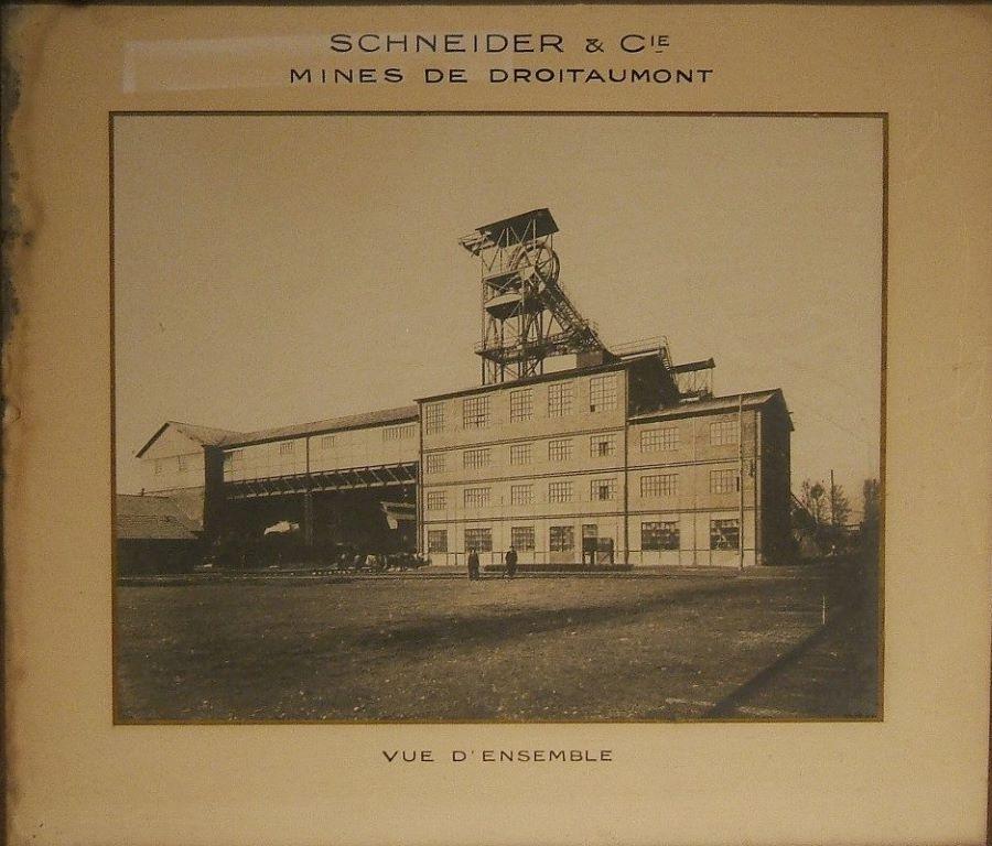 Vue d'ensemble des mines de Droitaumont