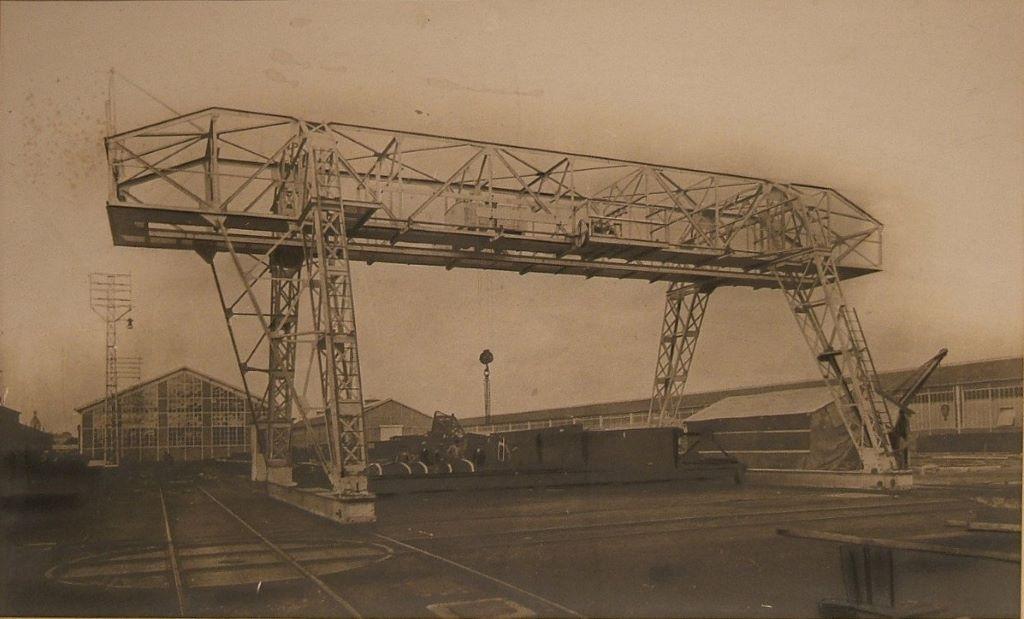 Pont roulant et rotonde