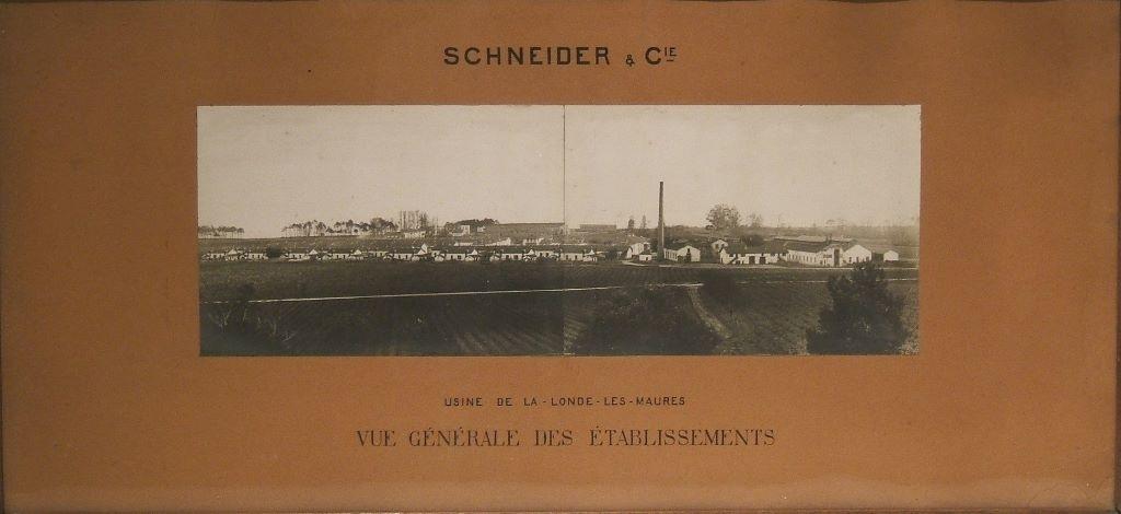 Vue générale de l'usine de La-Londe-Les-Maures