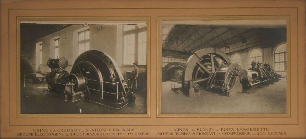 Vues de l'usine du Creusot et des mines de Blanzy