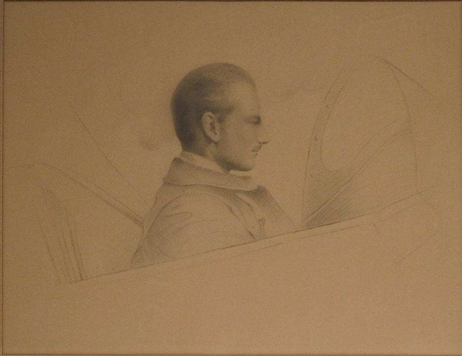 Henri-Paul Schneider dans un avion