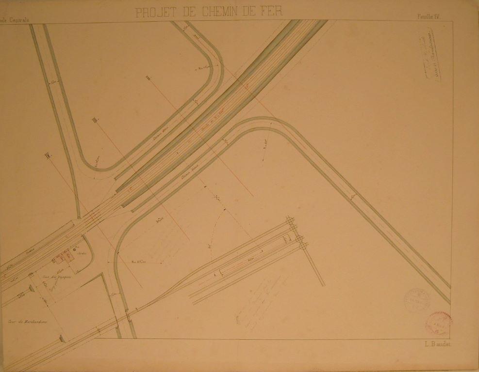 Projet de chemin de fer : feuille IV