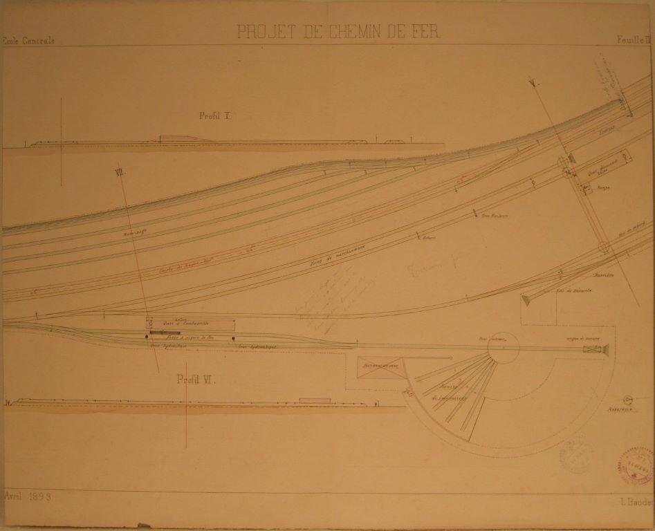 Projet de chemin de fer : feuille IV