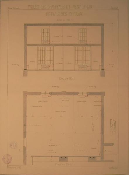 Projet de chauffage et ventilation : feuille IV