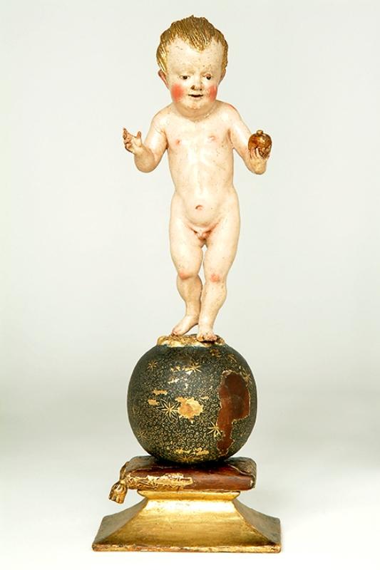 Enfant Jésus tenant un coeur