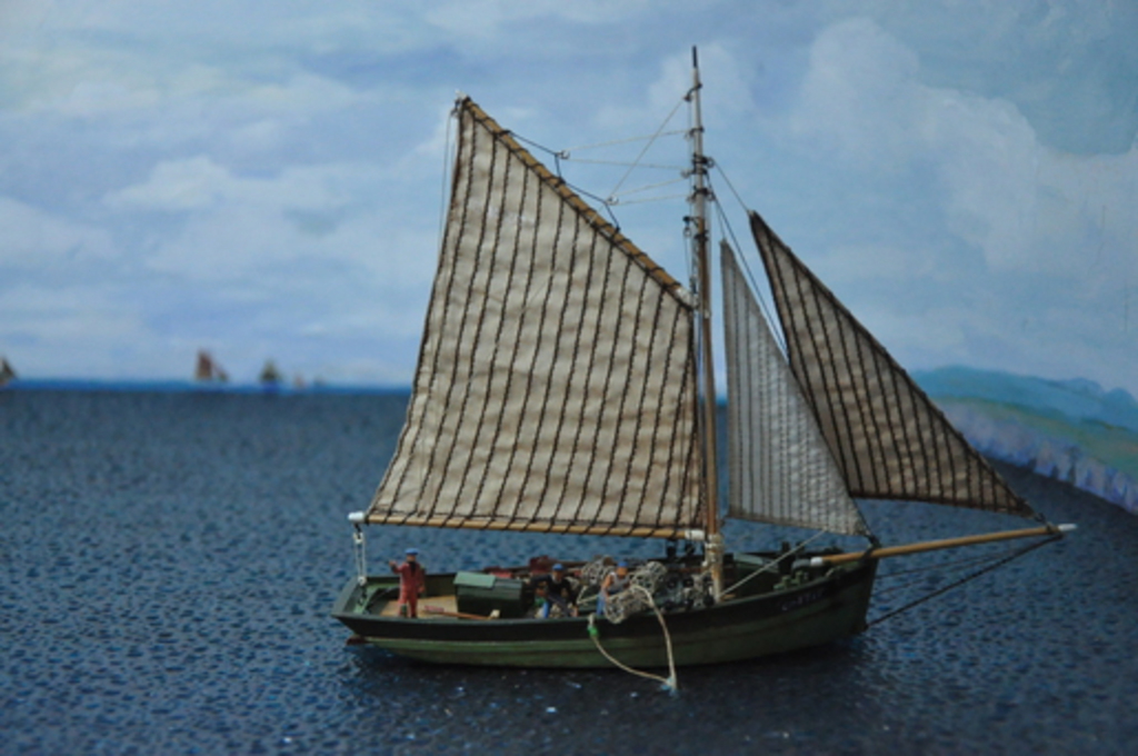 La Pêche des langoustes près des côtes de Bretagne