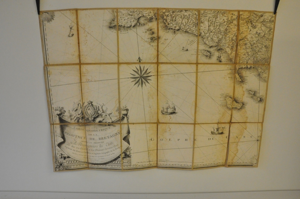 Carte géométrique de la province de Bretagne ; Côte sud-ouest