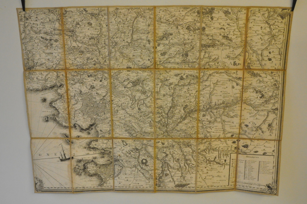 Carte géométrique de la province de Bretagne ; Loire-Inférieure et Sud Ille-et-Vilaine