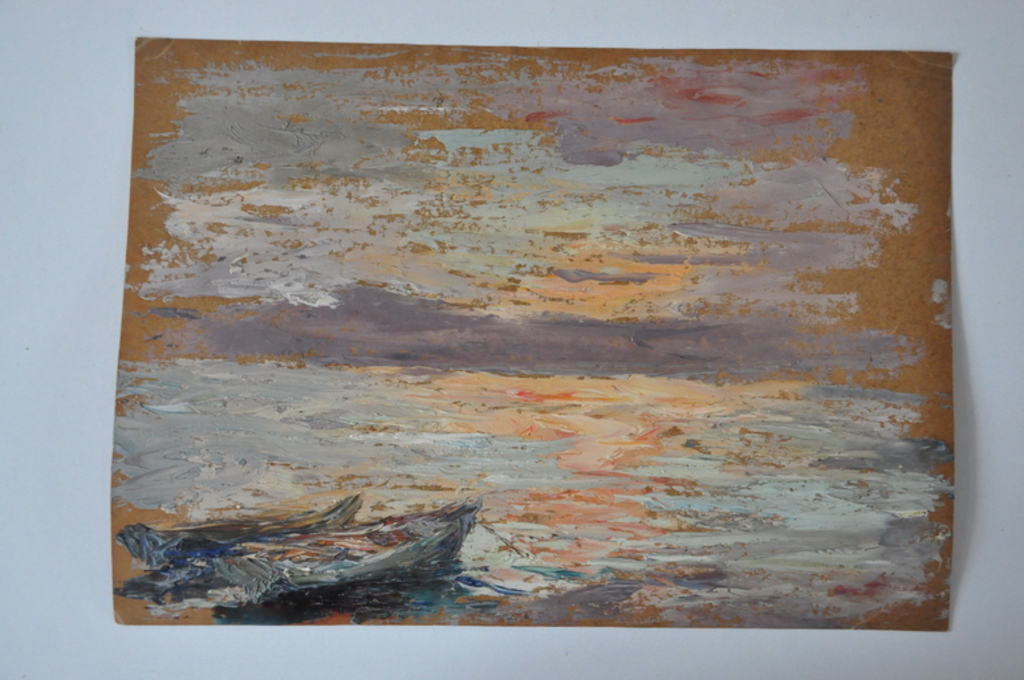 Deux canots au mouillage