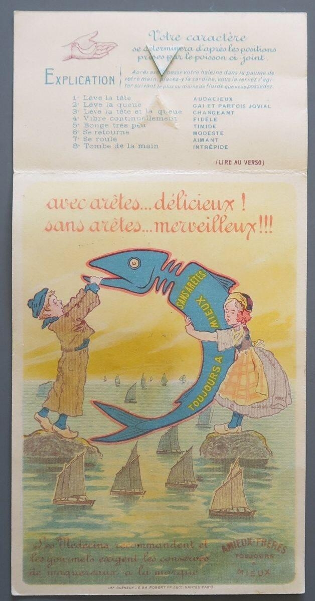 [Les maquereaux à l'huile] Votre caractère dévoilé par le petit poisson Amieux-frères