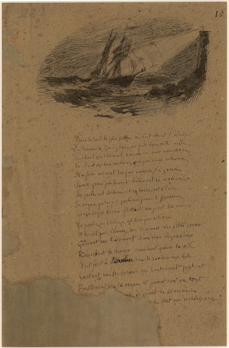 Pages du livre d'or de la Pension Gloanec (recto-verso)