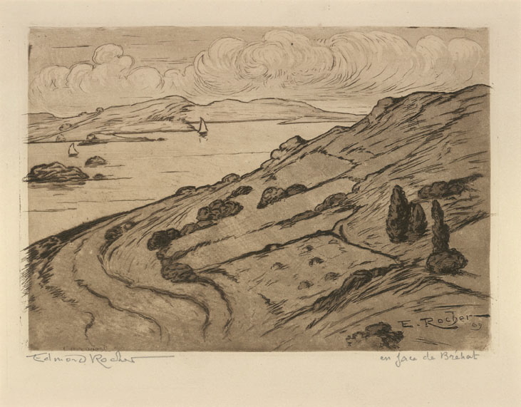 En face de Bréhat, l'Arcouest