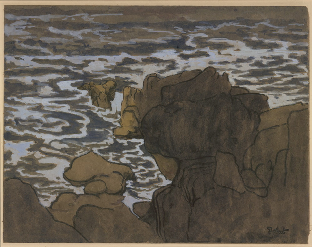 Côte rocheuse à Kerfany