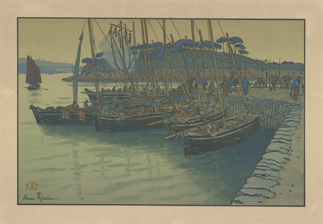 Arrivée de Bateaux à Tréboul