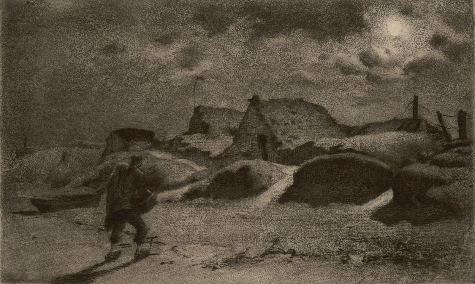 Retour de pêche la nuit