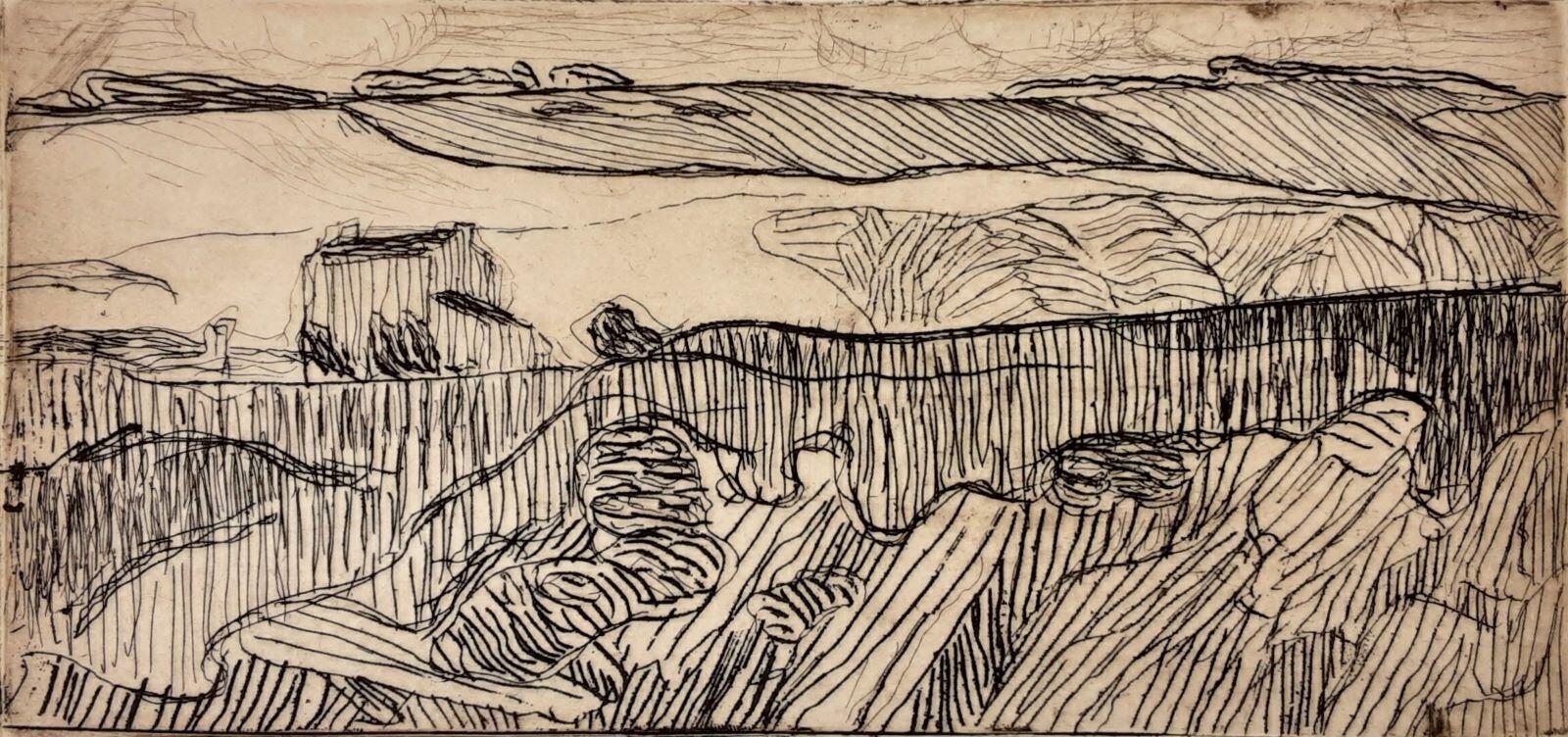 Paysage rayé