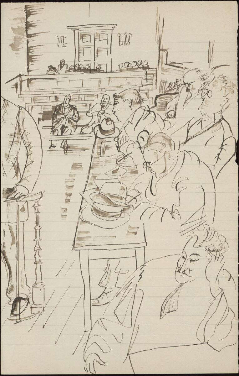 Assises de Quimper, le banc des journalistes