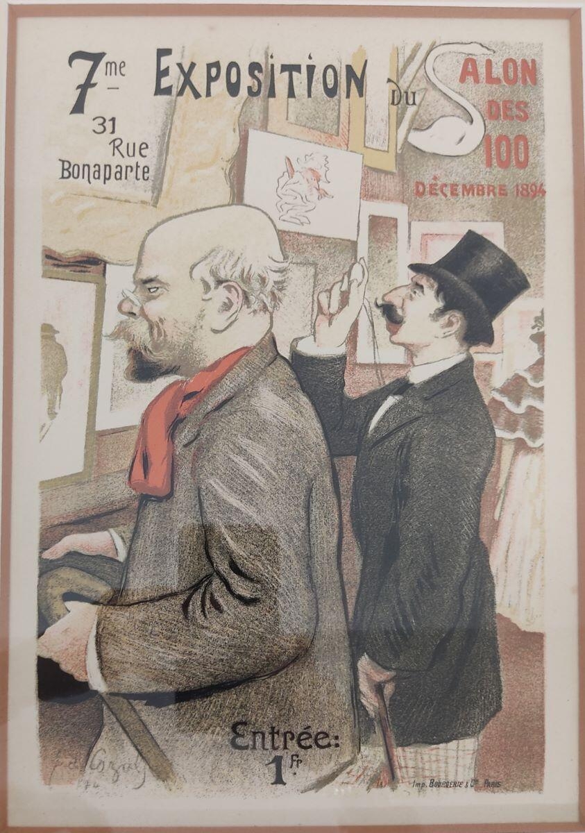 Affiche de la 7ème exposition du Salon des 100