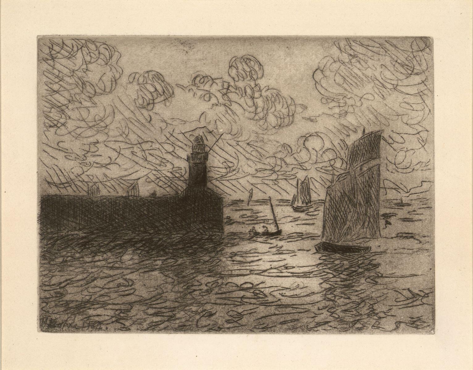 Saint-Nazaire-sur-Loire. La vieille jetée