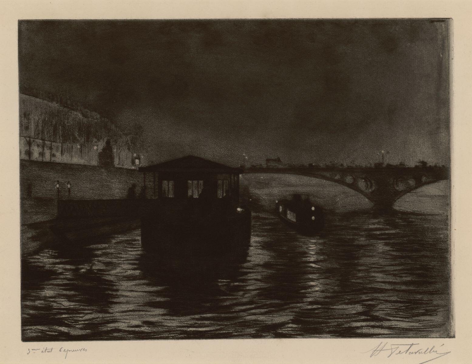 Péniches sur la Seine