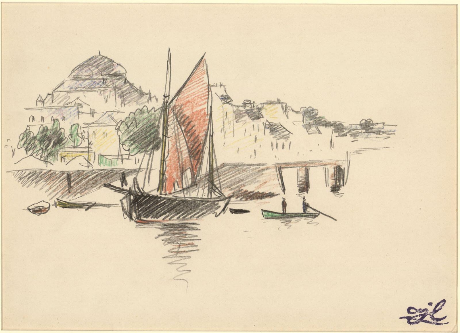 Bateau dans le port de Concarneau