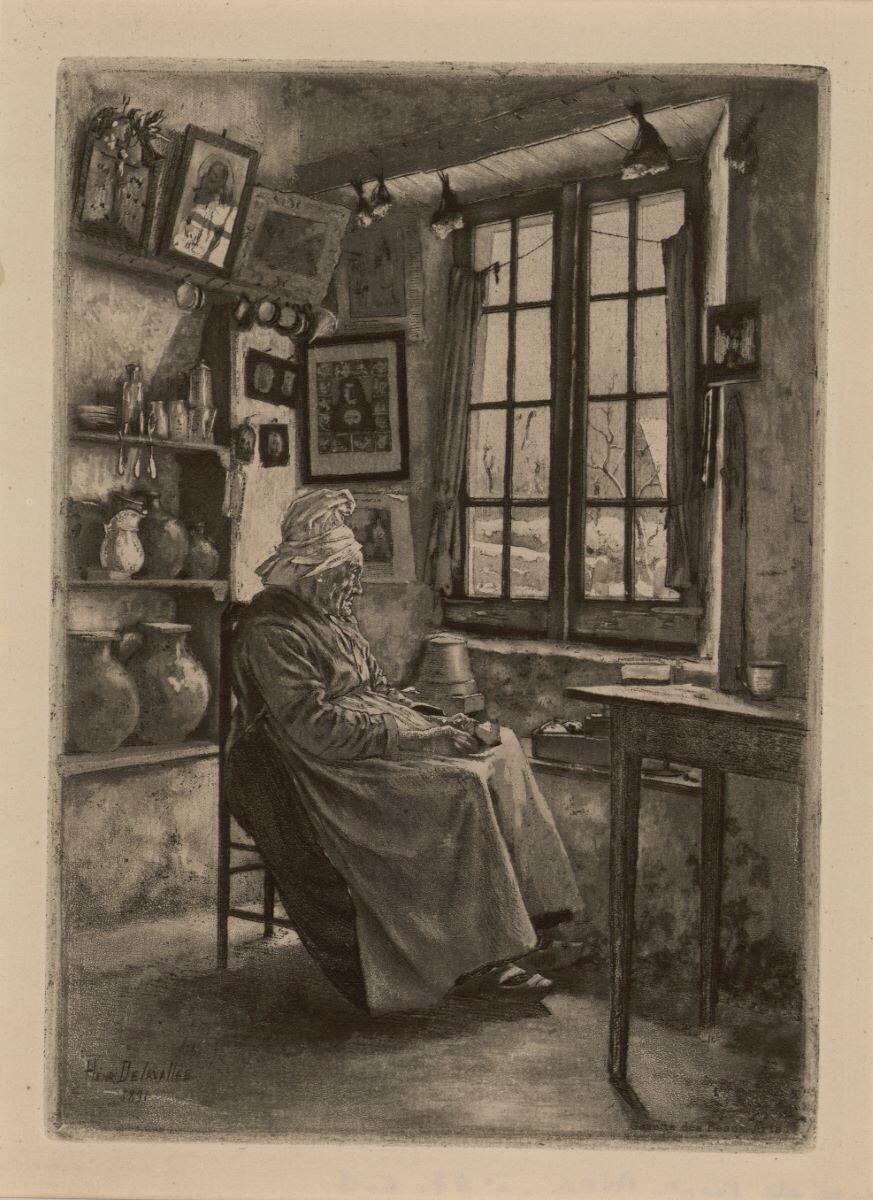 Angélique à sa fenêtre