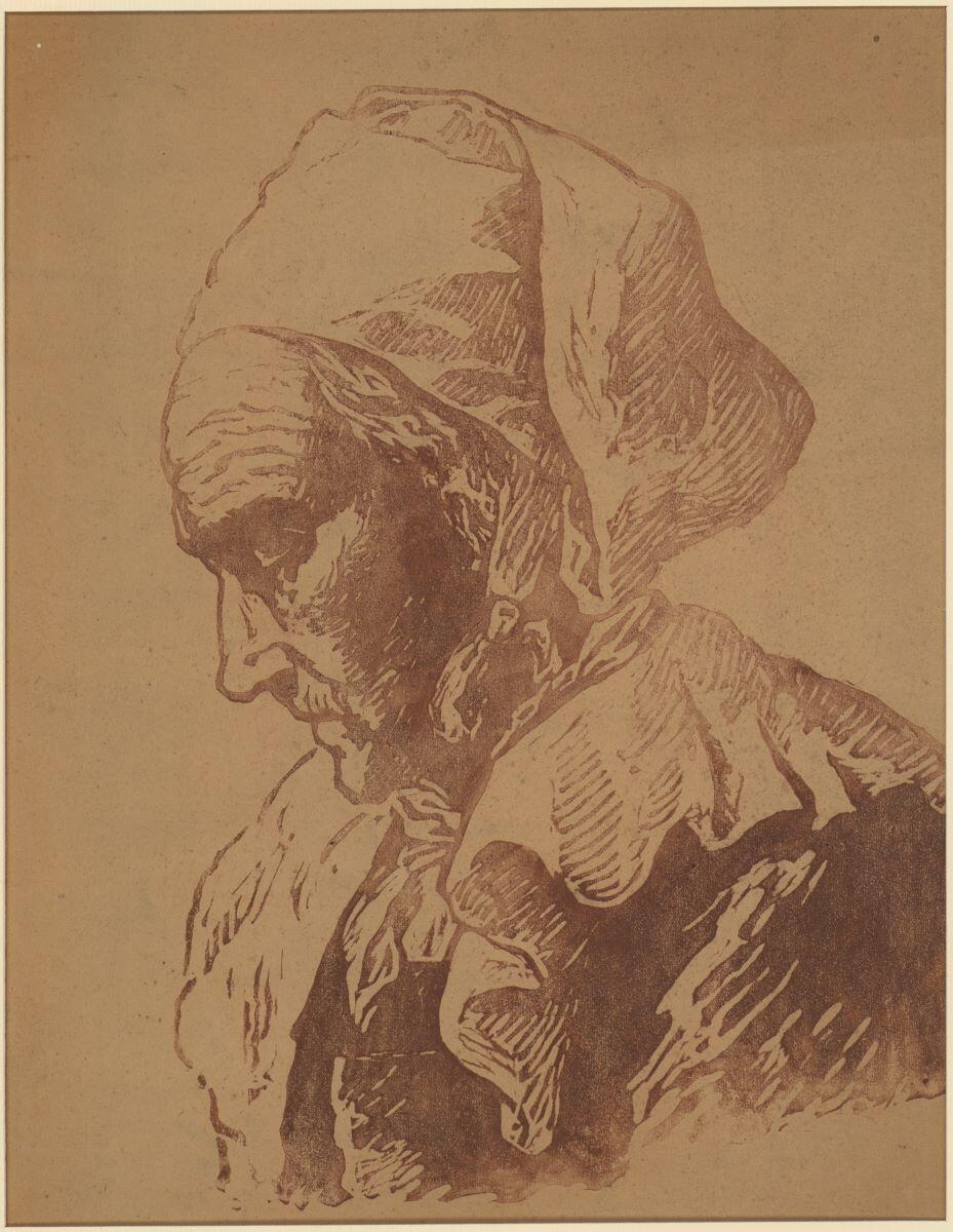 Femme de Pont-Aven de profil