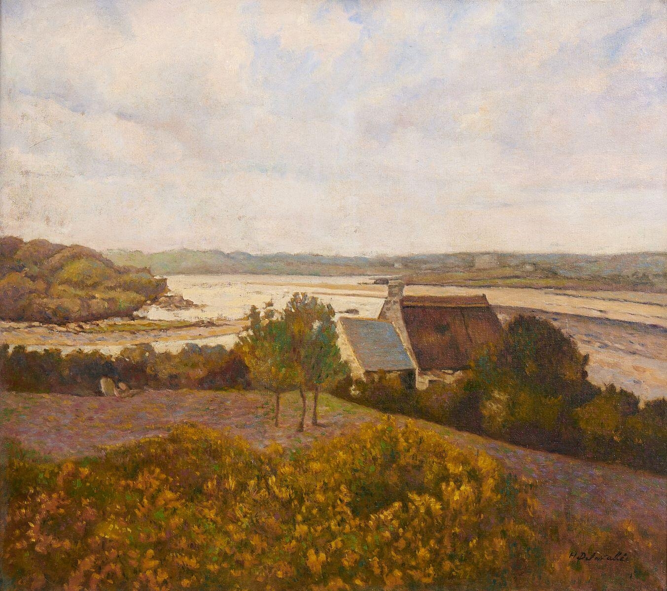 Chaumière au bord de l'Aven