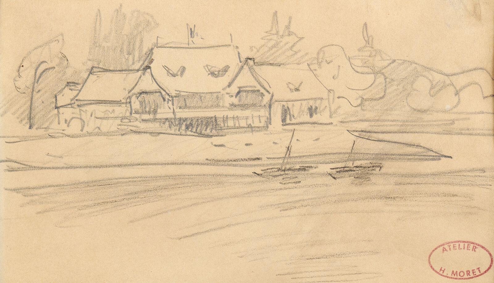 Port à marée basse