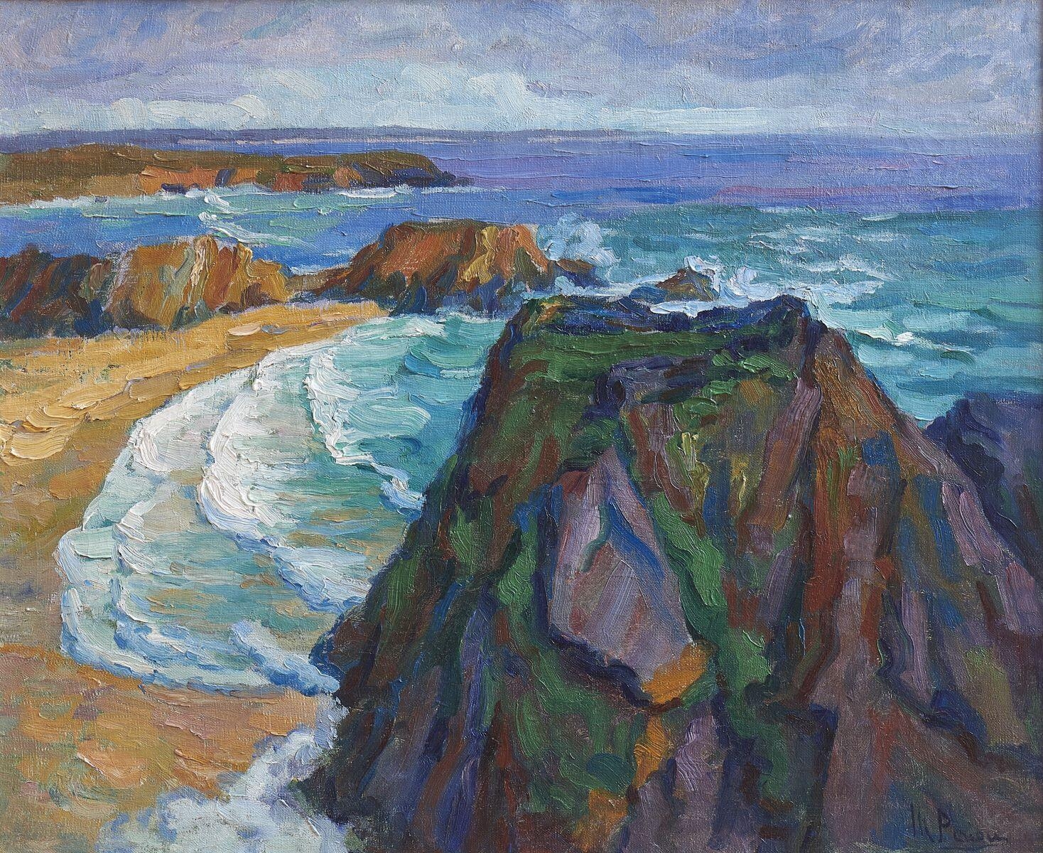 Les Rochers de Kerhéro par gros temps