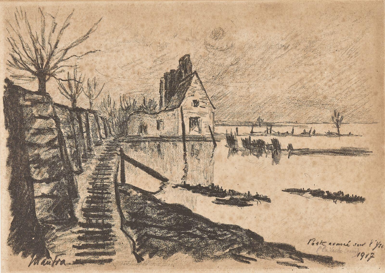 Poste avancé sur l'Yser