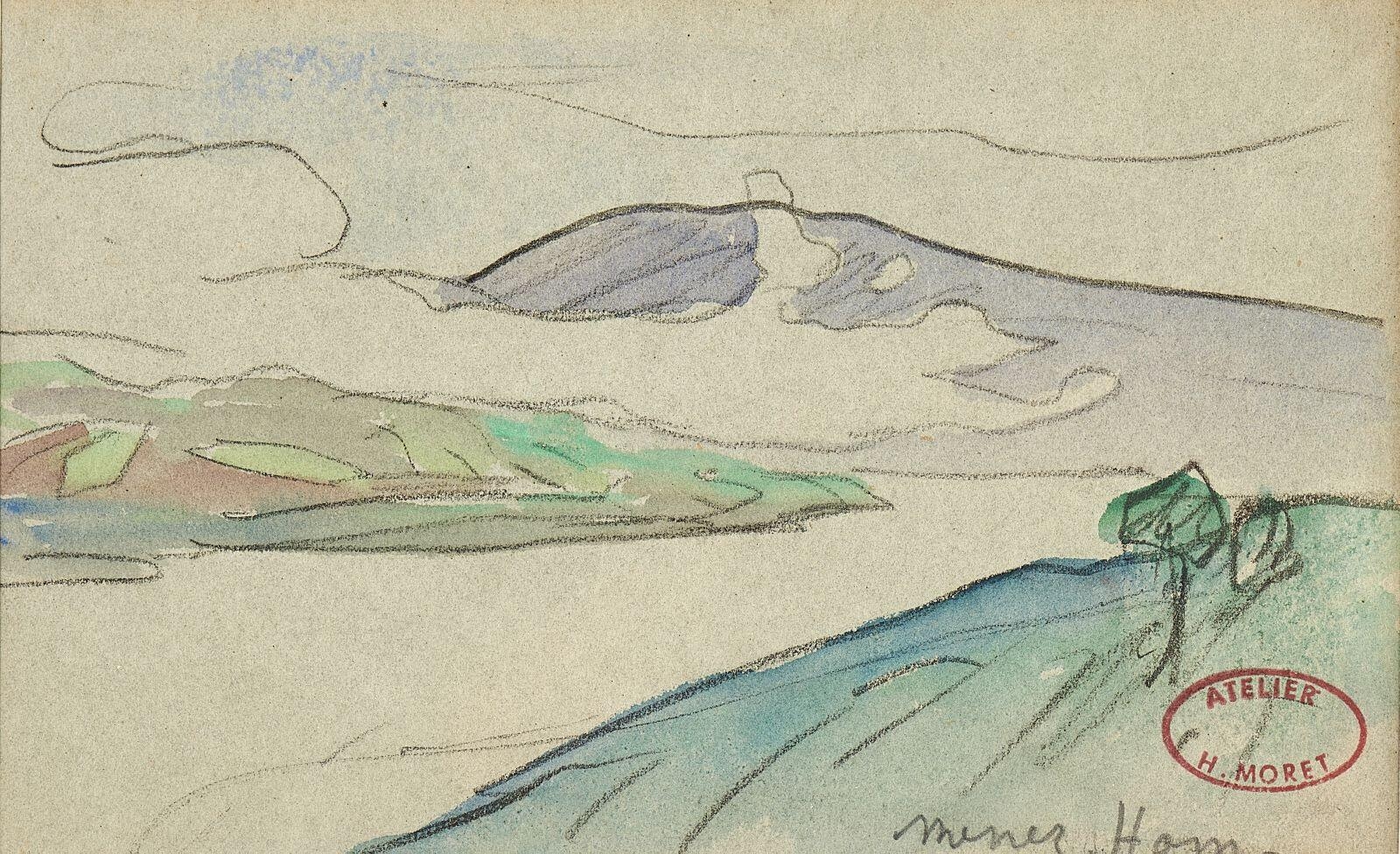 Paysage. Le Menez Hom