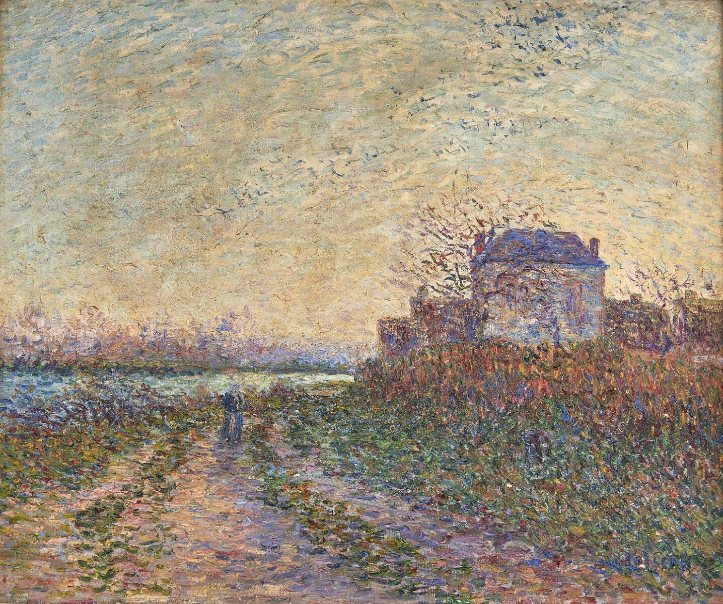 Berges de la Seine et maison à Tournedos