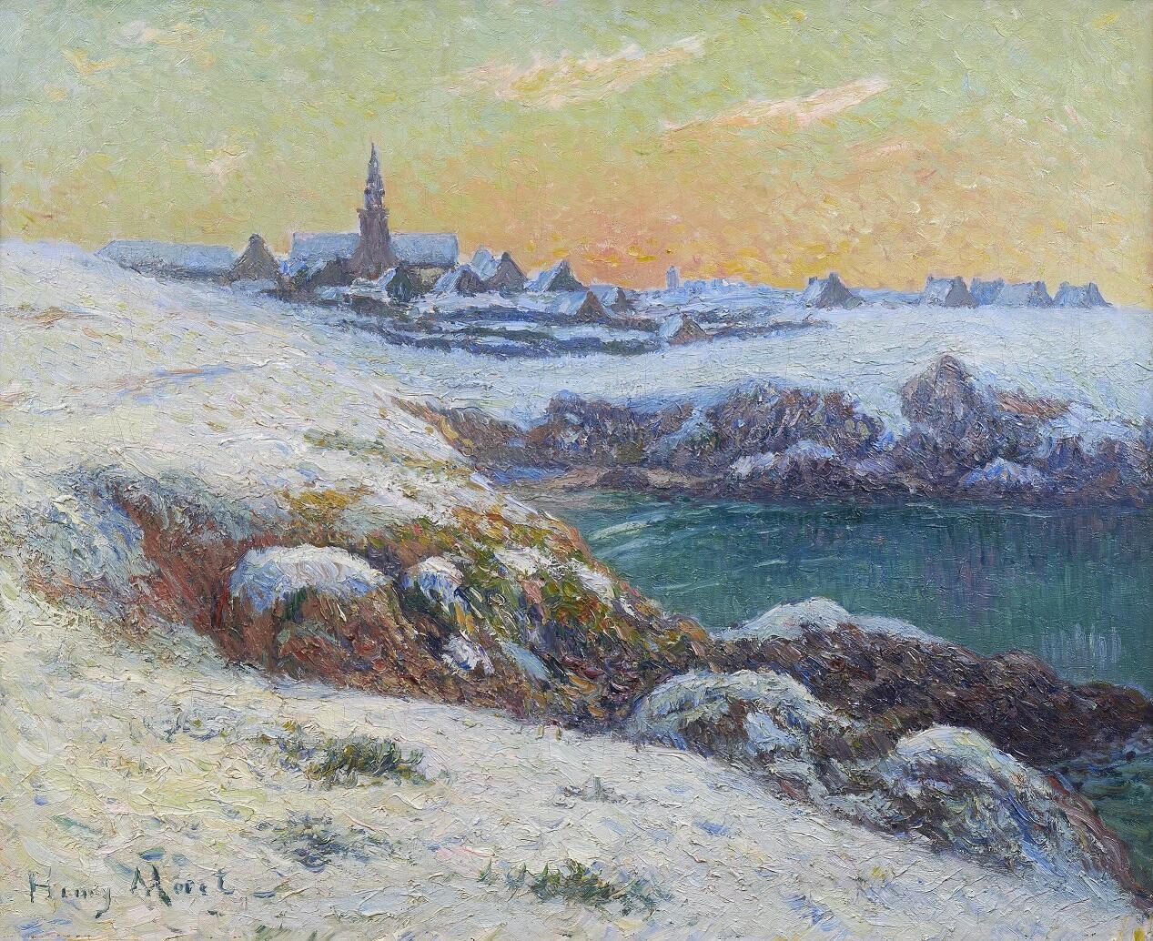 Neige à Ouessant ou Neige à Lampaul-Ouessant
