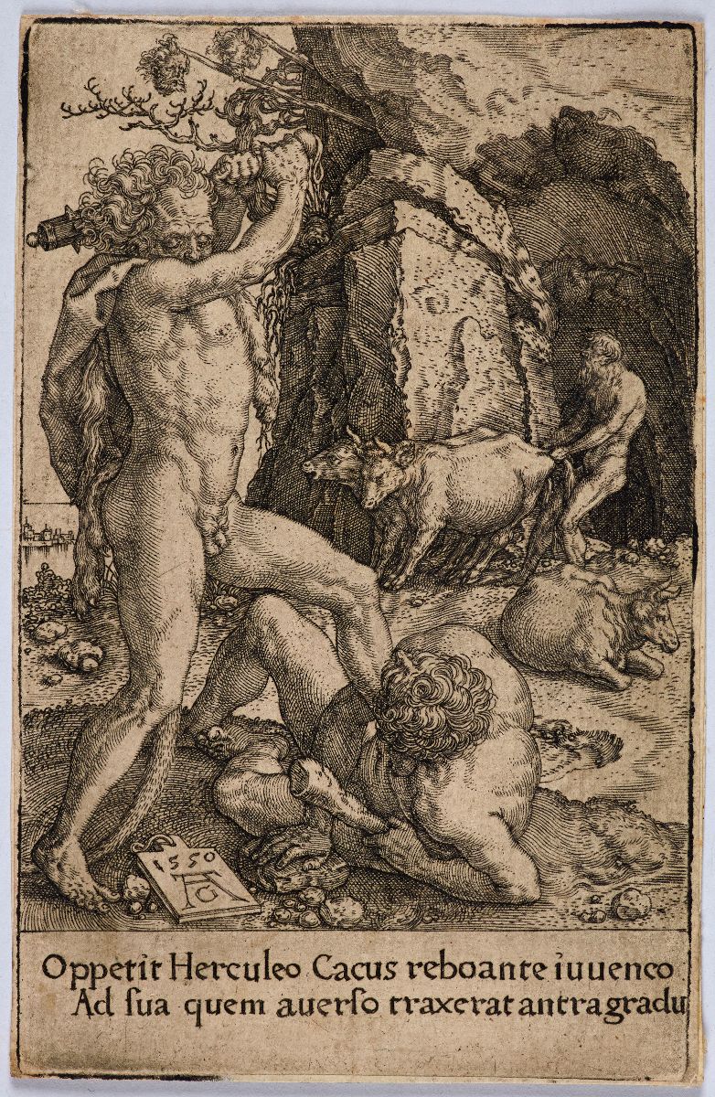 Les Travaux d'Hercule : Hercule tuant Cacus