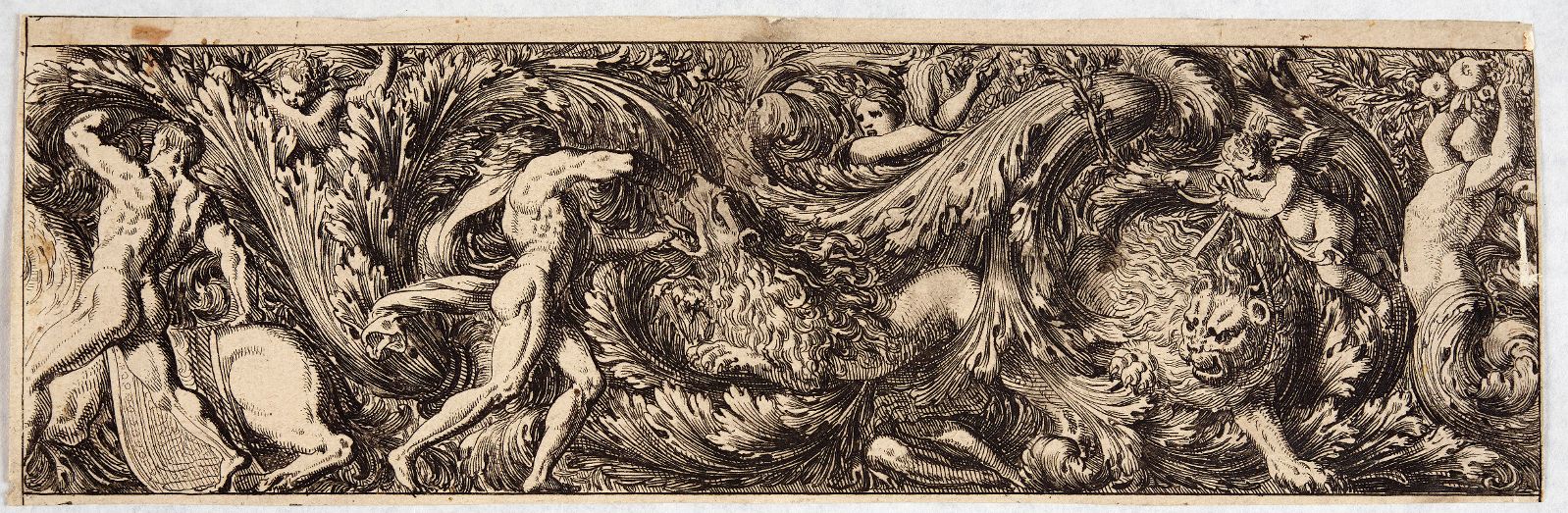 Frises, feuillages ou tritons marins antiques et modernes (05) : Partie supérieure