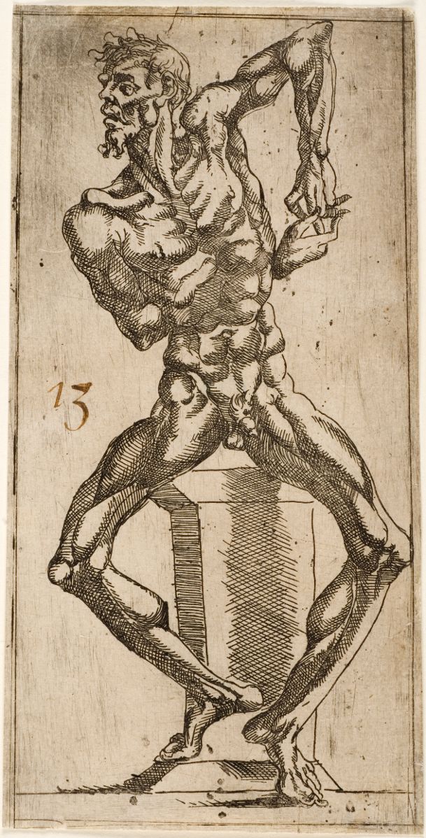 Figure d'homme nu