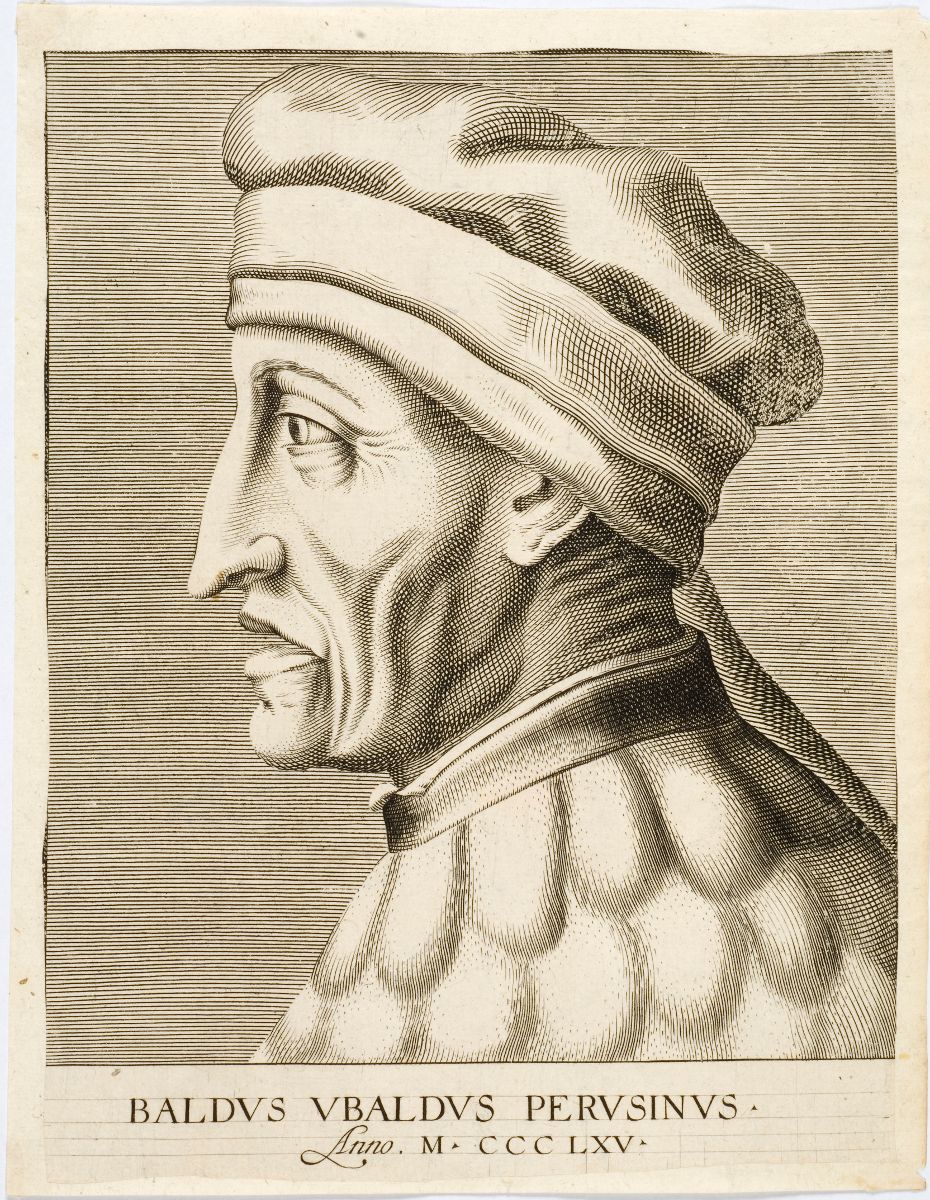 Série de vingt-trois portraits : Baldus de Ubaldis
