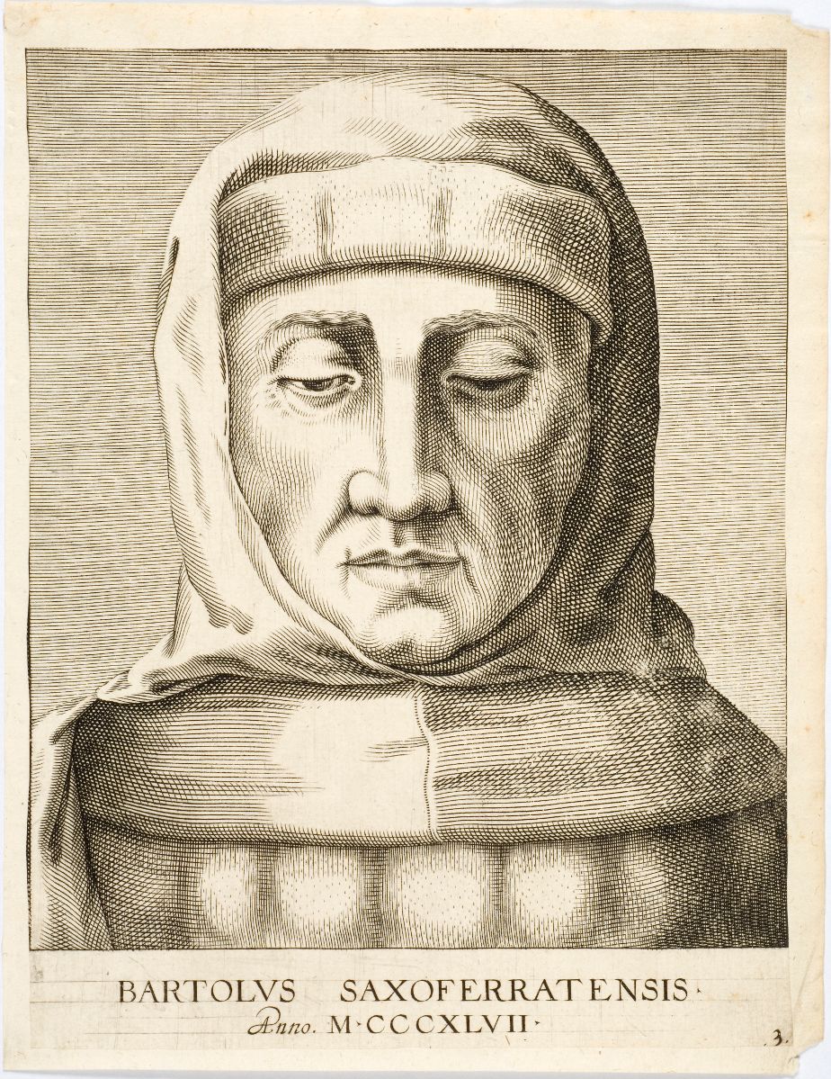 Série de vingt-trois portraits : Bartolus de Saxoferrato