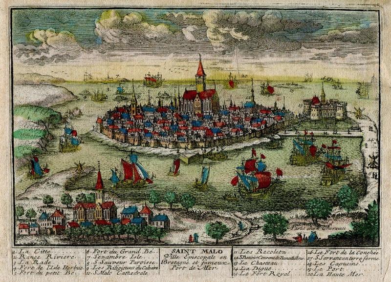 Saint-Malo Ville Episcopale en Bretagne et fameux Port de Mer