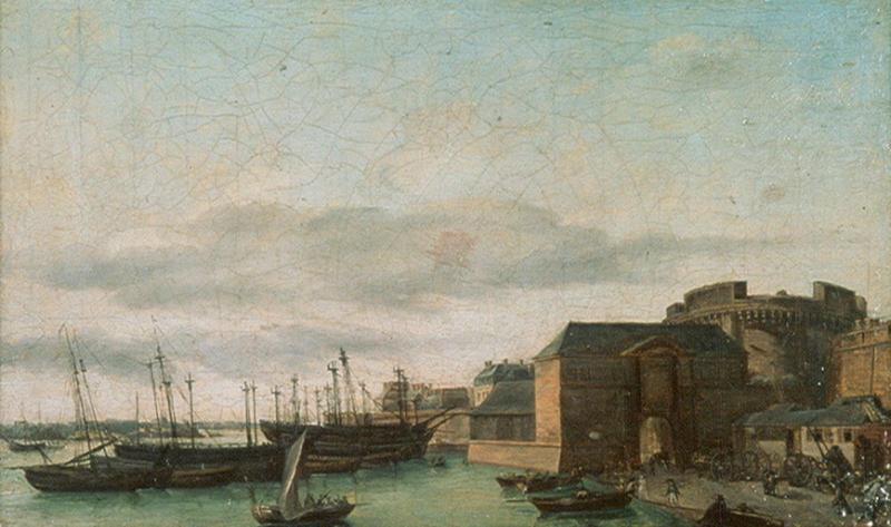 Saint-Malo, le port avec le Ravelin