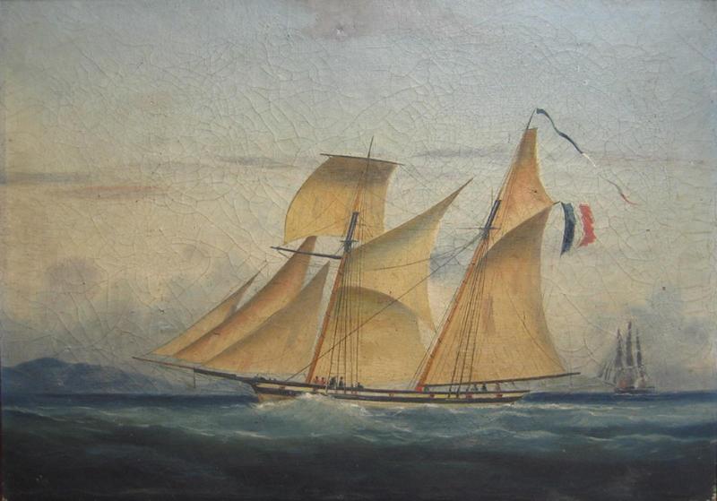 Corsaire français chassé