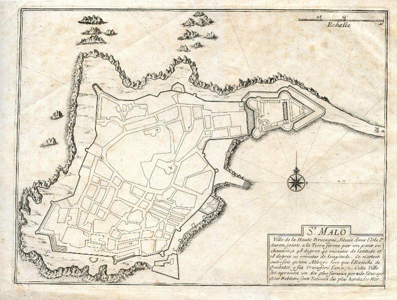 Plan de St Malo Ville de la Haute Bretagne (...)