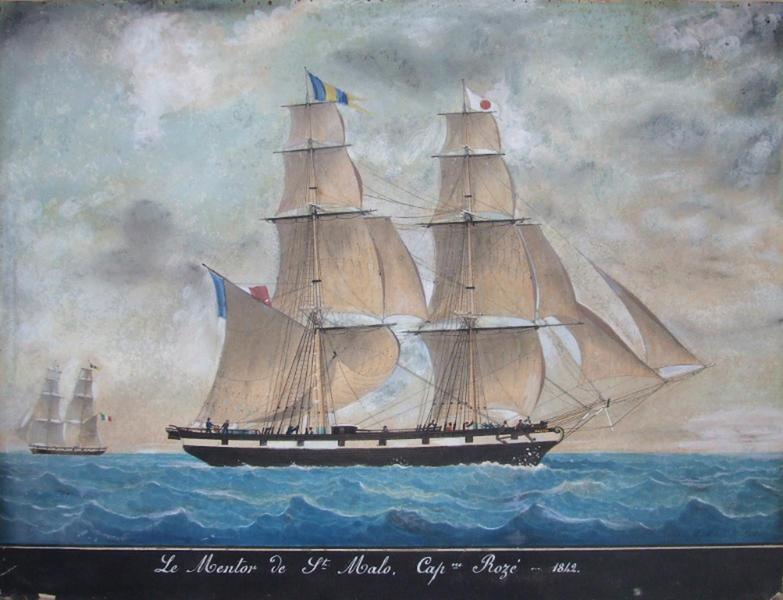 Le Mentor de St-Malo, Capitaine Rozé - 1842