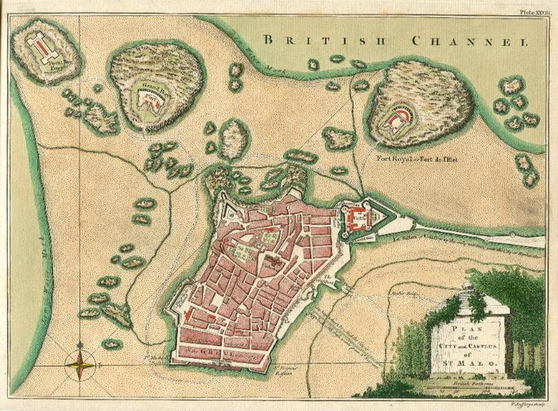 Plan of the City and Castles of St-Malo