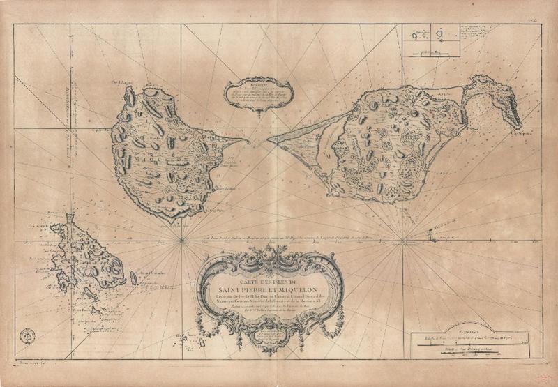 Carte des Isles de Saint Pierre et Miquelon (...)