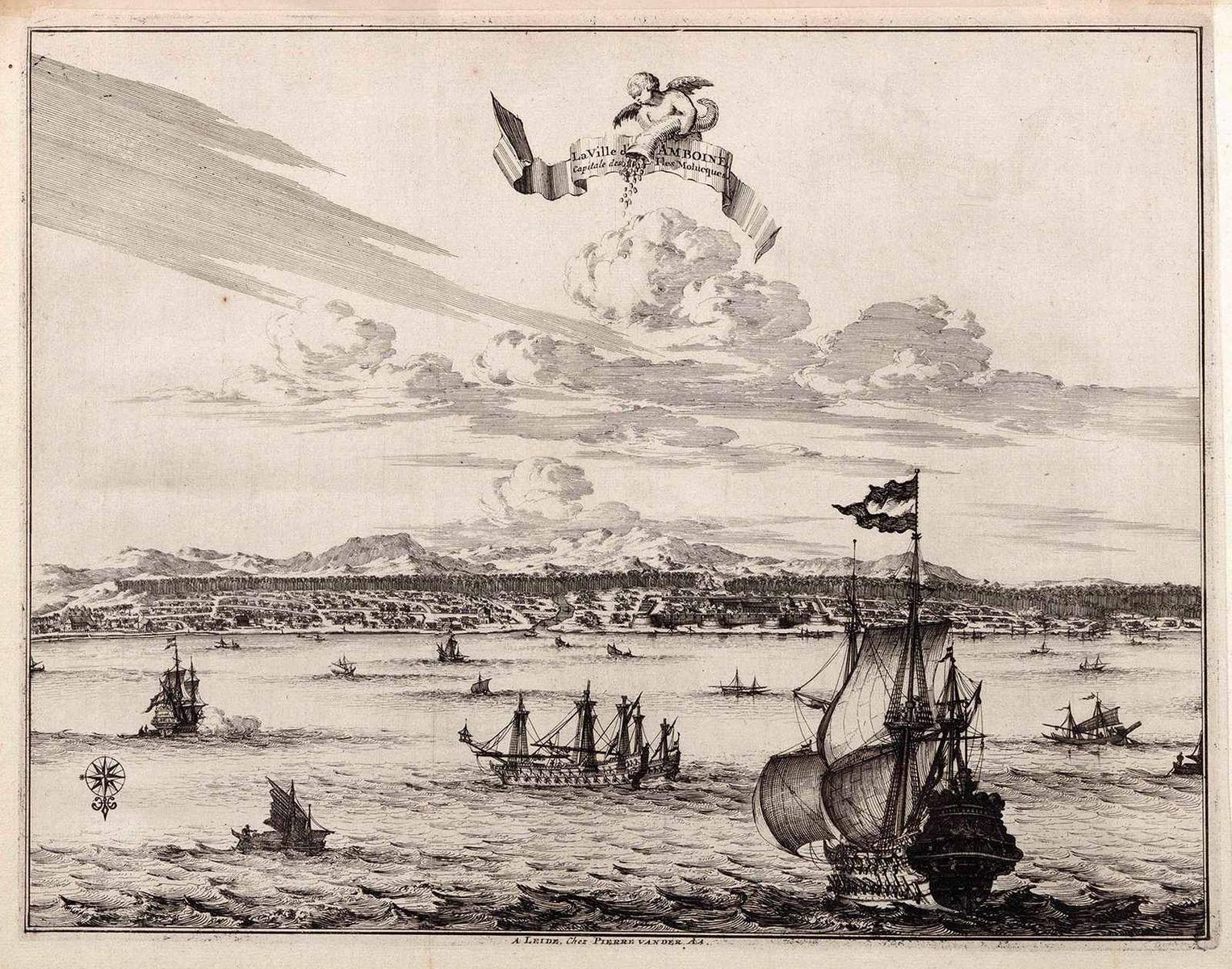 La Ville d'AMBOINE / Capitale des Iles Molucques (titre inscrit)