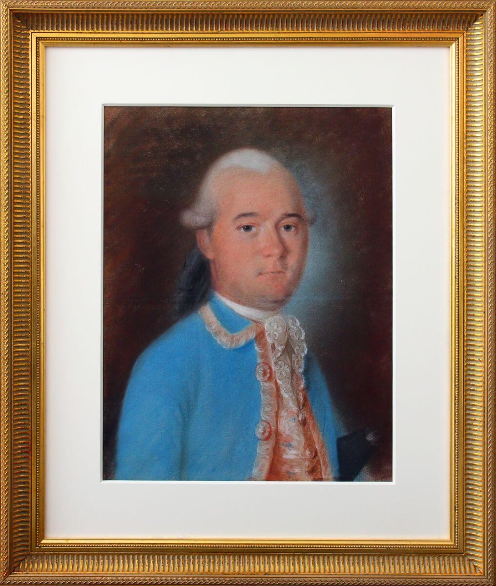 Portrait du chevalier Hubert Le Loup de Beaulieu (1739-1799), Officier des vaisseaux de la Compagnie des Indes