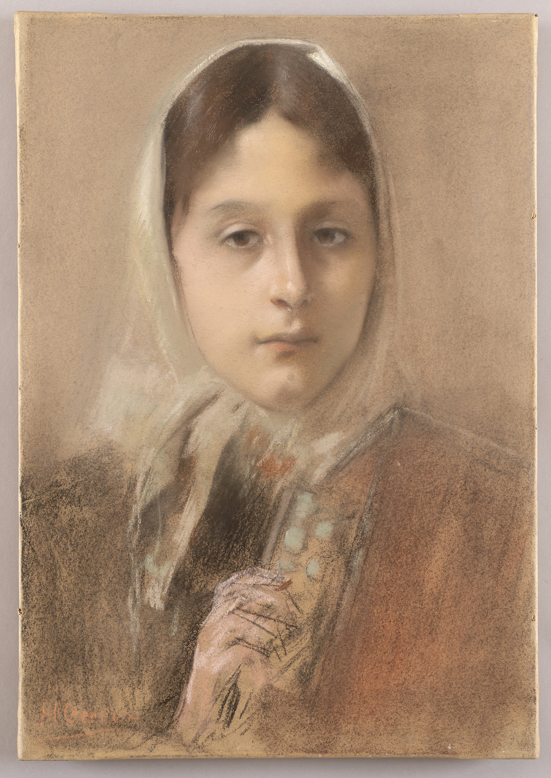 Etude de jeune fille